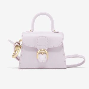 Delvaux Le Brillant Charms Lilac Mini Handbag Charm in Box Calf Leather
